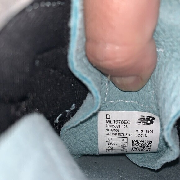 NEW Balance 1978 Turquoise Storm Blue Shoes Men Sz 7 D ML1978EC‎